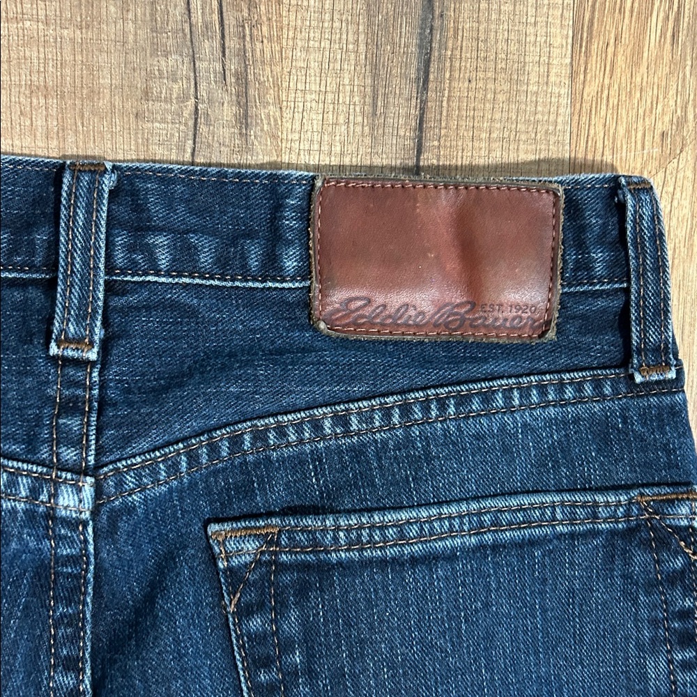 EDDIE BAUER MENS BOOT CUP BLUE JEANS Sz 30/32 - Picture 9 of 10
